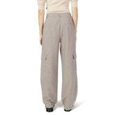 Only Beige Polyester Cargo Pants